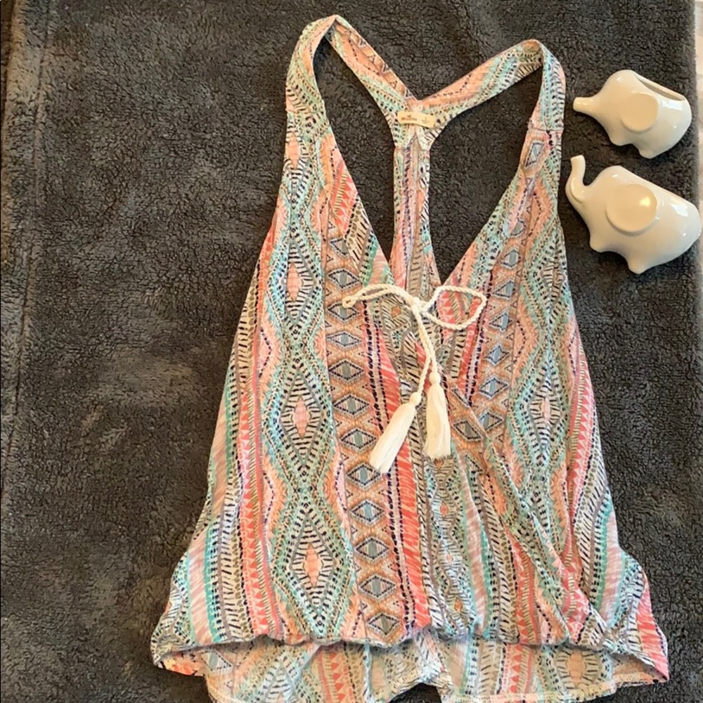 Hollister multi colored top